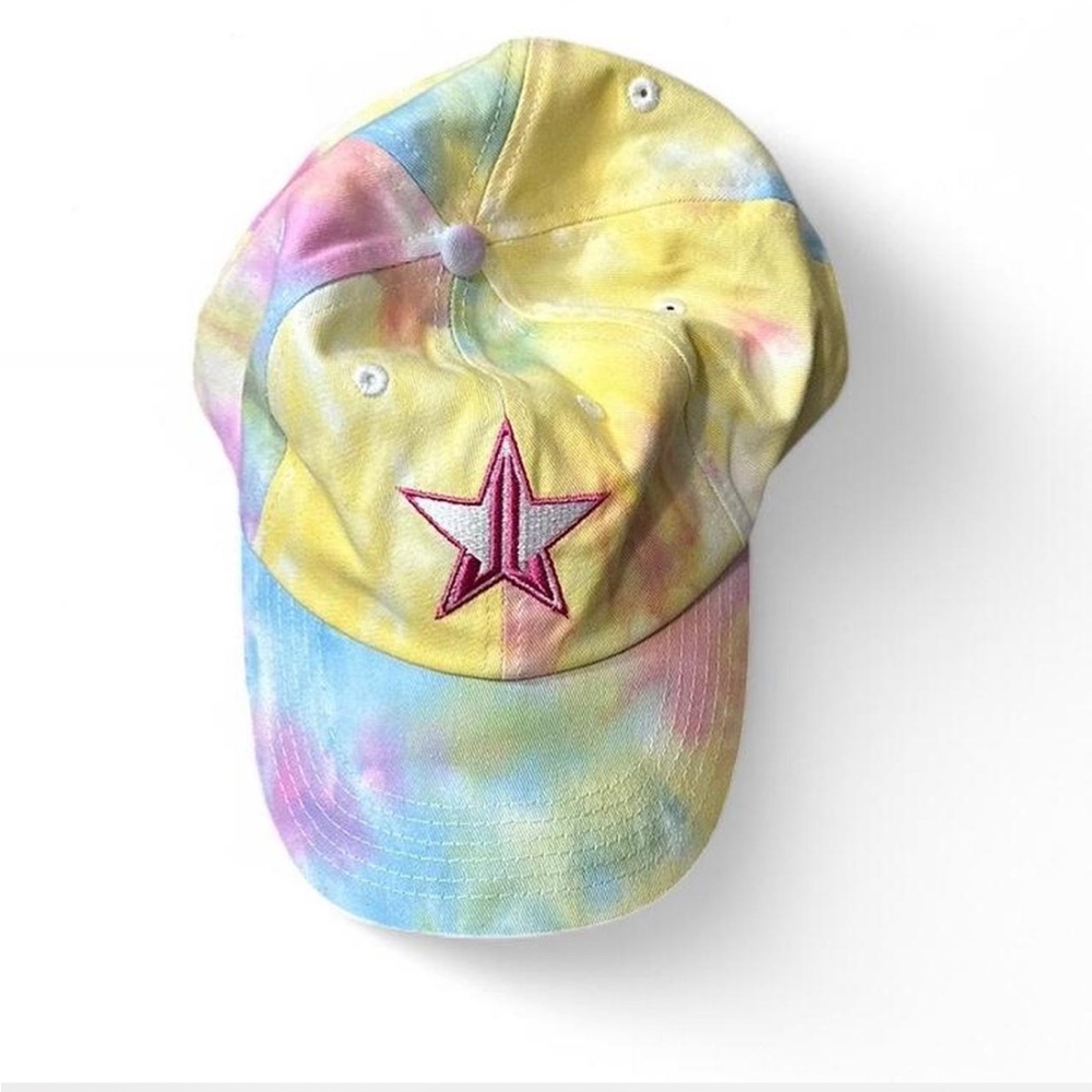 Jeffree Star Colorful Tie Dye Star Cap NWOT‎